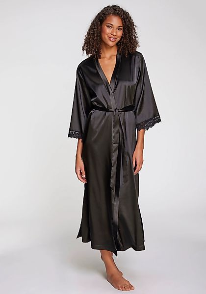 LASCANA Kimono Mit spitze besetzte Ärmel günstig online kaufen