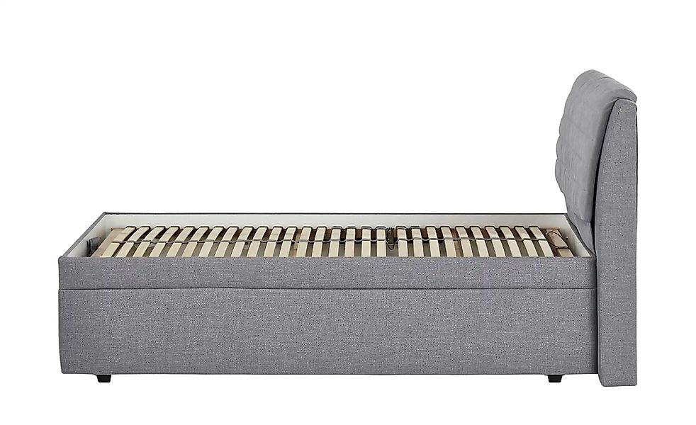 Polsterbett mit Stauraum  York ¦ grau ¦ Maße (cm): B: 139 H: 112 Betten > K günstig online kaufen