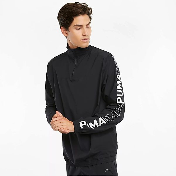 PUMA Gewebtes Half-Zip Herren Trainingsshirt | Mit Aucun | Schwarz | Größe: günstig online kaufen
