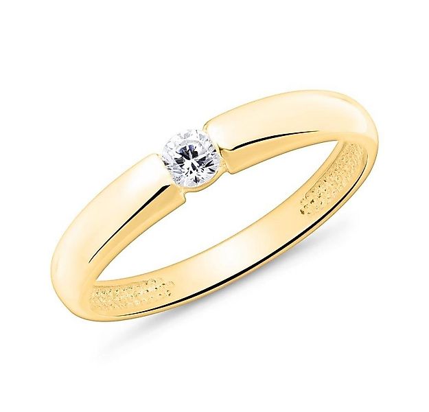 JEWLIX Goldring Verlobungsring von JEWLIX aus 9K Gold mit Zirkoniastein günstig online kaufen