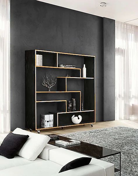 andas Raumteilerregal »Sten« auf Rollen, mit viel Stauraum, FSC®-zertifizie günstig online kaufen