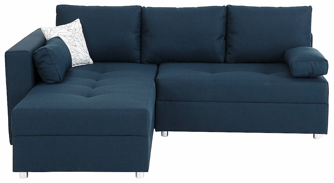 Home affaire Ecksofa »Italia L-Form«, mit Bettfunktion und Bettkasten, Fede günstig online kaufen