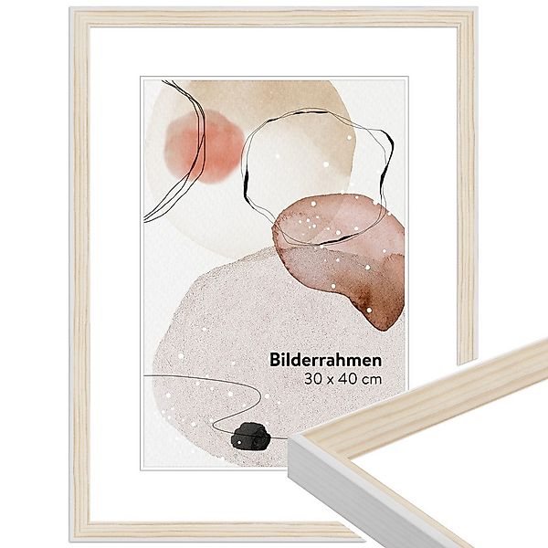 WANDStyle Bilderrahmen H080, Natur, aus Massivholz günstig online kaufen