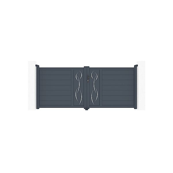 Casanoov Flügeltor 3M Life H 120Cm Aluminium & Hicker B200 Motorisierung günstig online kaufen