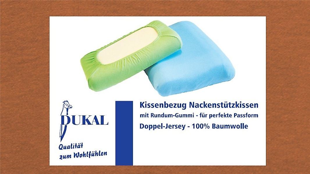 DUKAL Kissenbezüge Nackenstützkissen, aus hochwertigem DOPPEL-Jersey, günstig online kaufen
