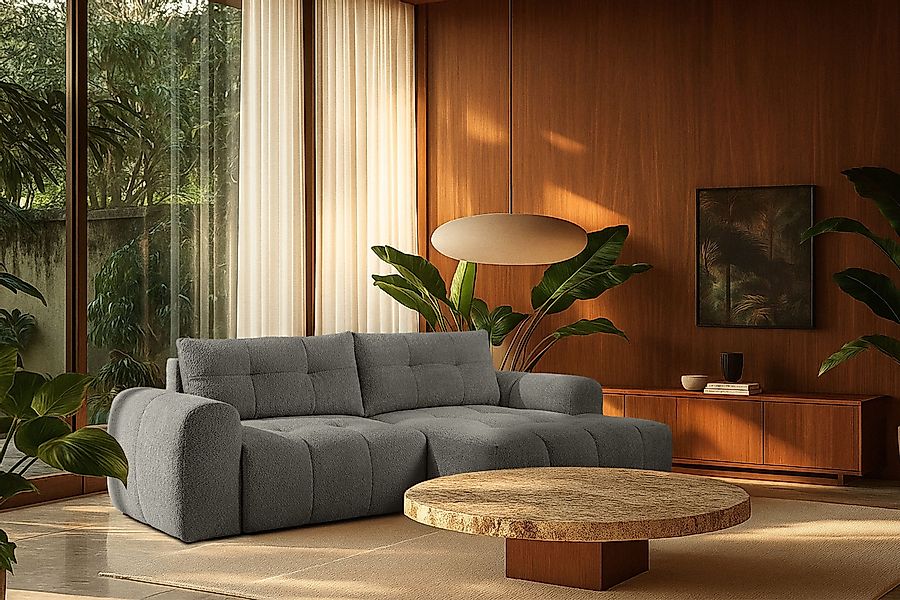 KONSIMO® Ecksofa RAVIA mit Schlaffunktion, Modern-Stil, günstig online kaufen