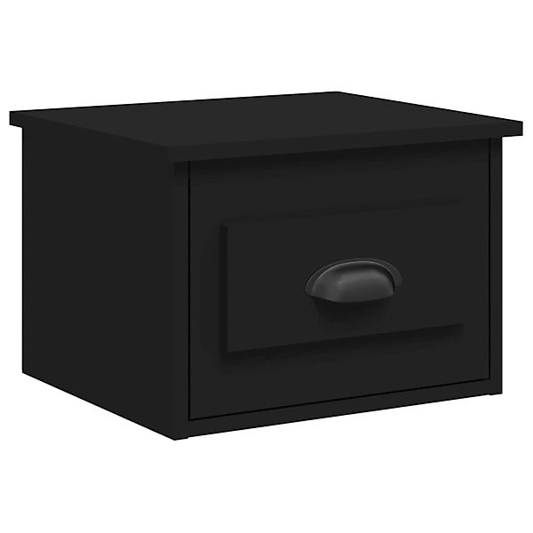 vidaXL Nachttisch Wand-Nachttisch Schwarz 41,5x36x28 cm günstig online kaufen