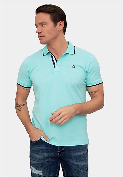 SIR RAYMOND TAILOR Poloshirt mit klassischem Kragen und kurzer Knopfleiste günstig online kaufen