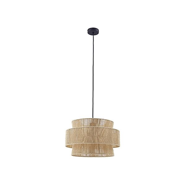 Lindby Pendelleuchte Anuva 10030698 Landhaus Vintage Rustikal aus Papier 1- günstig online kaufen
