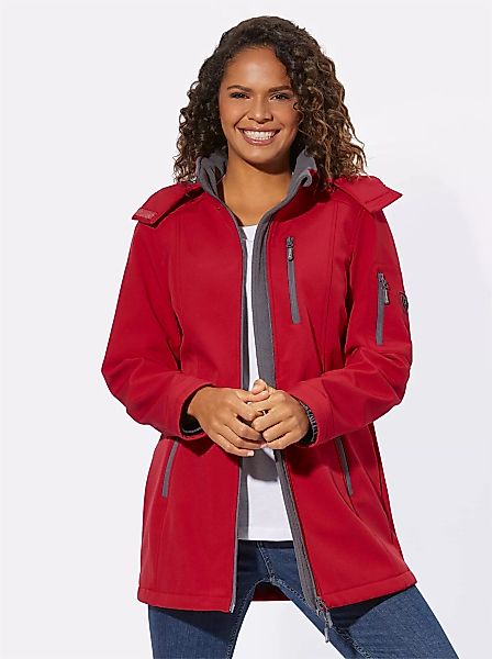 Casual Looks Softshelljacke, mit Kapuze günstig online kaufen