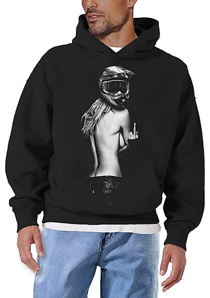 MAKAYA Kapuzenpullover Herren Sweatshirt Kapuze Motorrad günstig online kaufen
