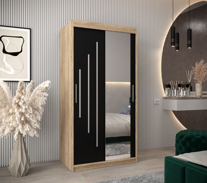 MOEBLO Schiebetürenschrank MALTESE 2 (mit Spiegel, günstig online kaufen