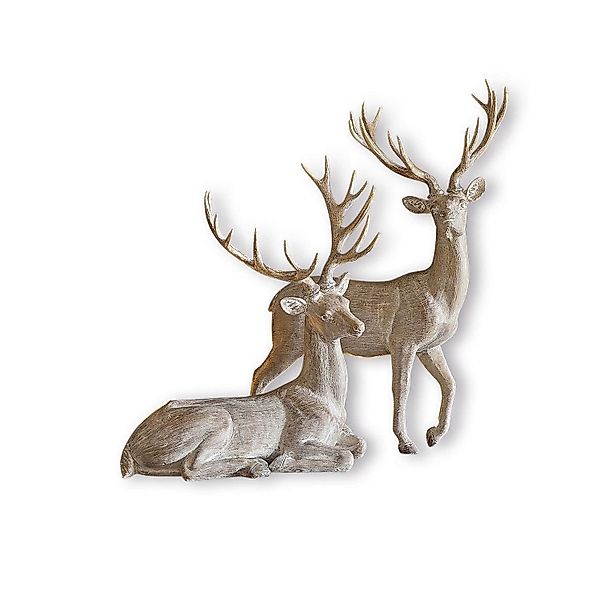 Mirabeau Dekofigur Hirsch 2er Set Barima günstig online kaufen