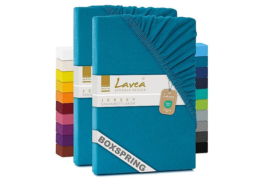 Lavea Spannbettlaken Bettlaken Maya, 180x200cm, 200x200cm, 140x200cm, 160x2 günstig online kaufen