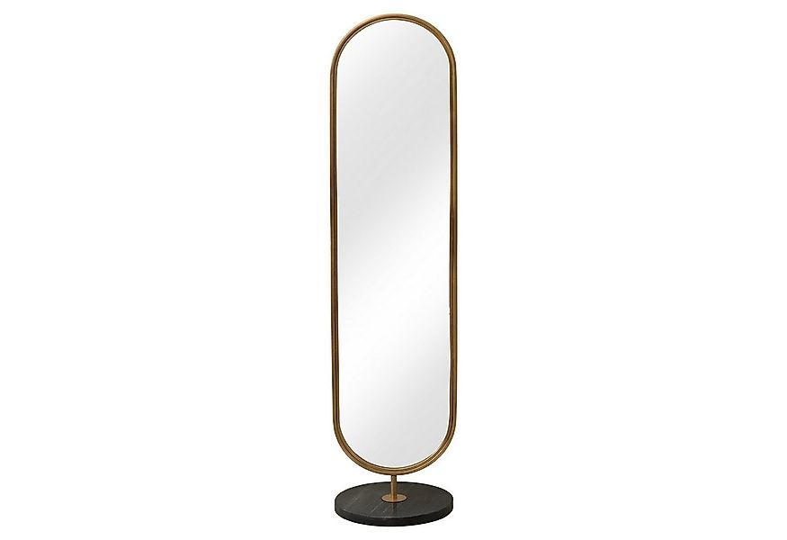 riess-ambiente Standspiegel PORTRAIT 175 cm gold oval – Eisen, Marmorfuß, h günstig online kaufen