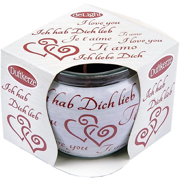 HS Candle Duftkerze (1-tlg), Kerze im Glas, Spruch-Kerze mit ca. 22 Std. Br günstig online kaufen