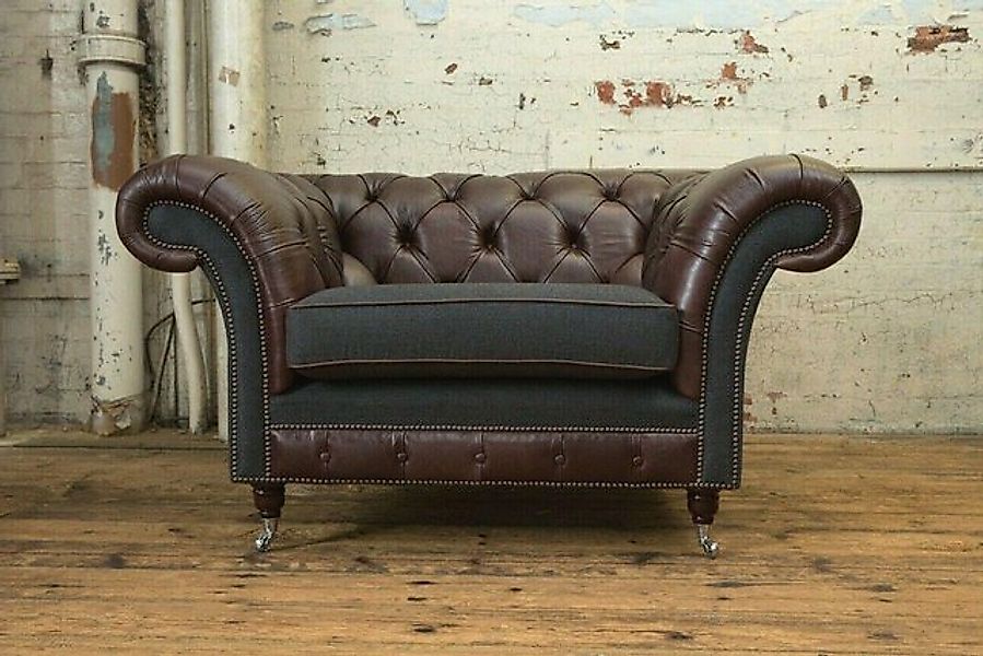 Xlmoebel 1,5-Sitzer Chesterfield Sofagarnitur mit 1,5-Sitzer Sofa im klassi günstig online kaufen