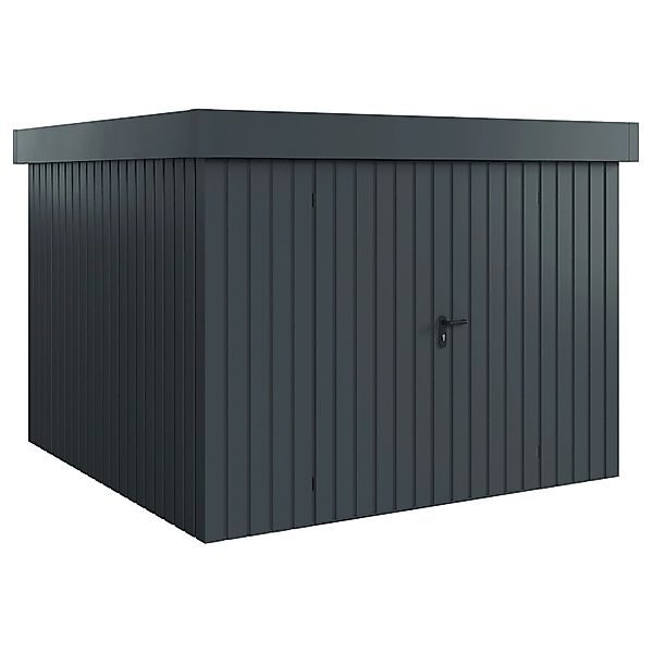 Hörmann EcoStar Gerätehaus Euroline Flachdach 2-flg 285 x 278 cm Anthrazitg günstig online kaufen