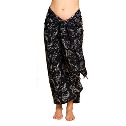 PANASIAM Pareo Sarong Wachsbatik schwarz-weiß aus günstig online kaufen