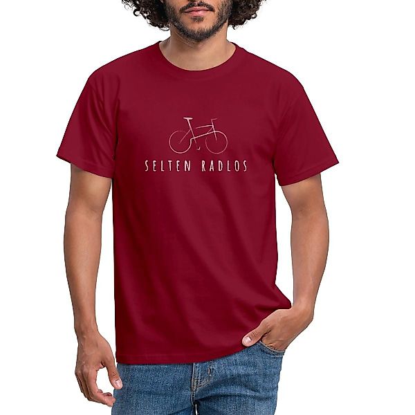 Spreadshirt T-Shirt Fahrrad Geschenk Selten Radlos günstig online kaufen