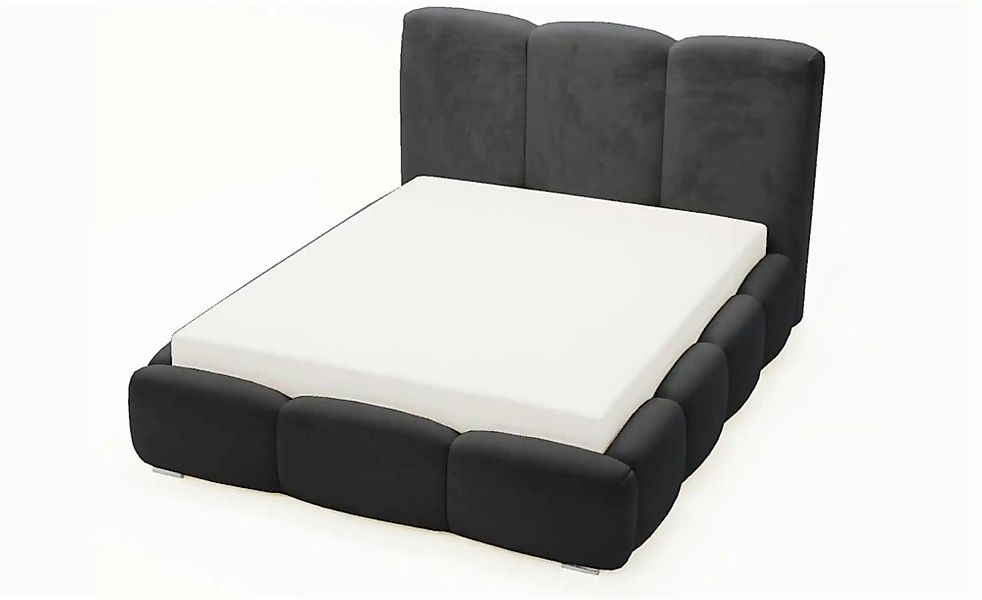 Polsterbett   ¦ schwarz ¦ Maße (cm): B: 160 H: 105 Betten > Polsterbetten - günstig online kaufen