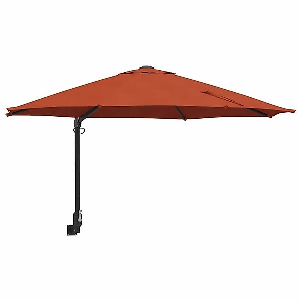vidaXL Gartenparasol Rot und Schwarz 248 x 248 x 148 cm 42003232 günstig online kaufen