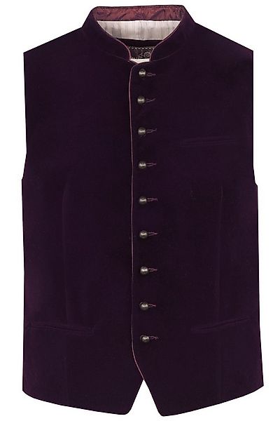 MarJo Trachtenweste Samtweste - NEUCHING - pflaume günstig online kaufen