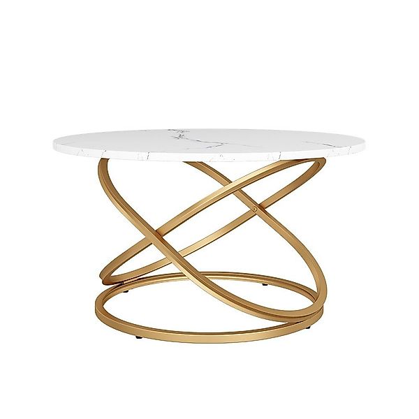Vicco Couchtisch Calgary, Weiß/Gold, 79.5 x günstig online kaufen