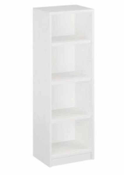 Erst-Holz® Weißes Bücherregal Holzregal verschiedene Höhen 120/150/180 weiß günstig online kaufen