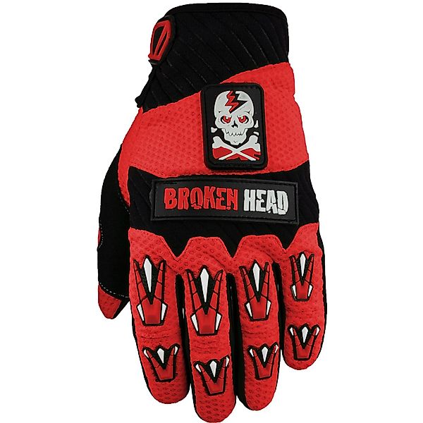 Motorradhandschuhe Faustschlag rot Weiteneinstellung günstig online kaufen