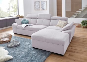 exxpo - sofa fashion Ecksofa »Salerno, inkl. Kopf- und Armteilverstellung, günstig online kaufen