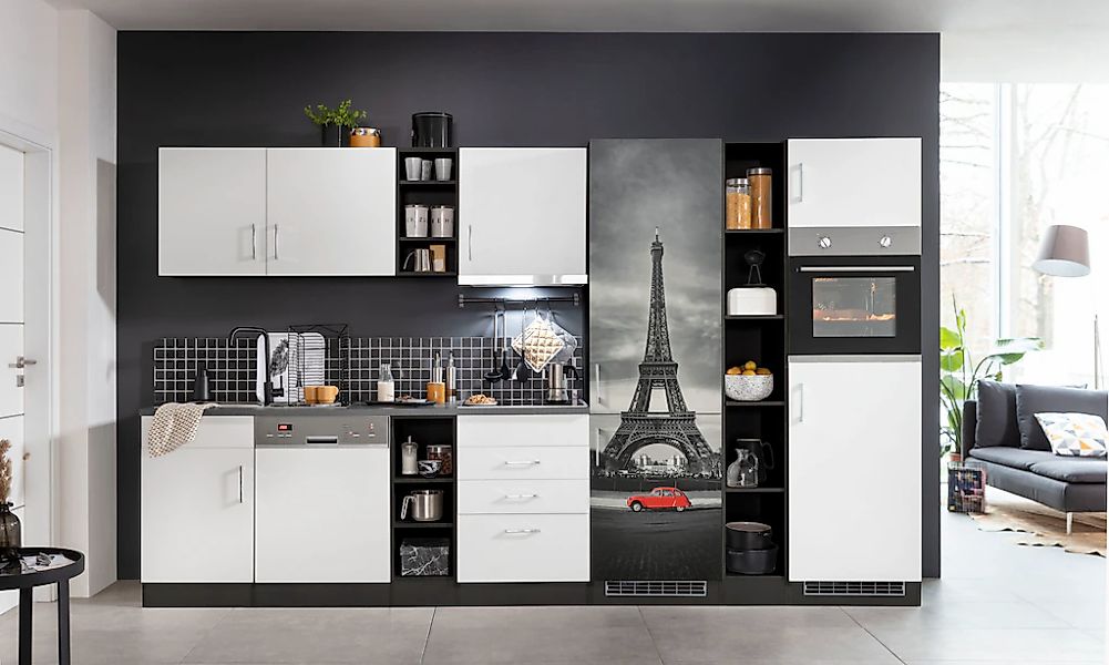 KOCHSTATION Küchenzeile "KS-Paris – Küchen mit einzigartigen Fotomotiven au günstig online kaufen