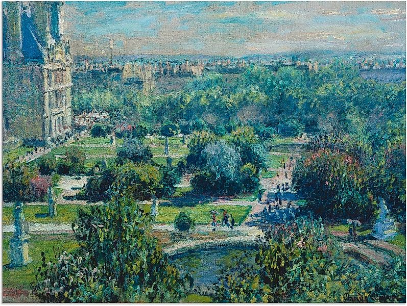 Artland Alu-Dibond-Druck "Die Tuilerien in Paris. 1876", Europa, (1 St.), f günstig online kaufen