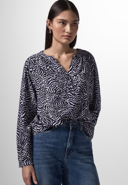 STREET ONE STUDIO Longtunika mit geschlitztem Rundhalsausschnitt günstig online kaufen