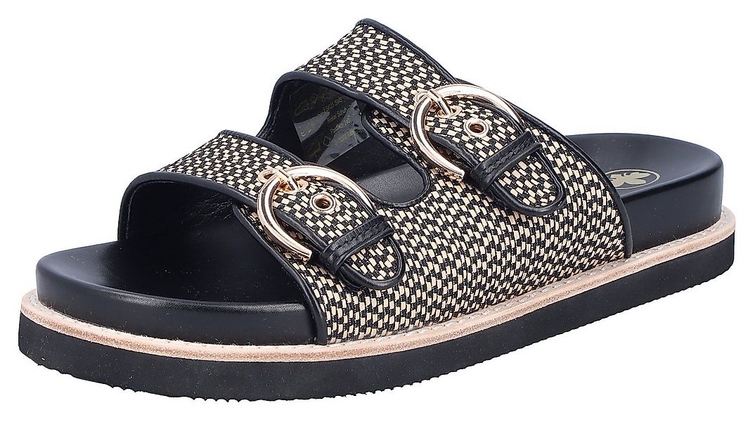 Rieker Pantolette Sommerschuh, Strandschuh, Urlaubsschuh, Schlappen in Flec günstig online kaufen
