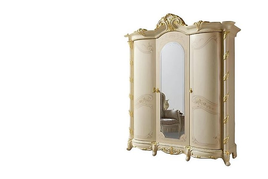 JVmoebel Kleiderschrank Klassischer Holz Massiv Holz Schlafzimmer Regal Sch günstig online kaufen
