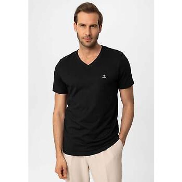 Antioch  T-Shirts & Poloshirts Benard V-Neck Regular Fit Basic T-Shirt günstig online kaufen