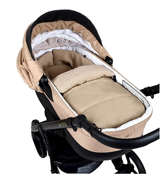 BabyLux Fußsack Bouclé Winter Fußsack 90cm Kinderwagen Buggy, Babyschale Sc günstig online kaufen
