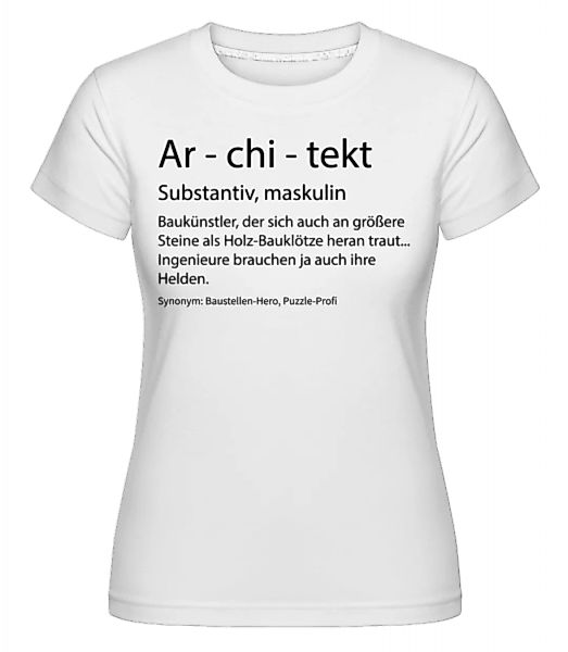 Architekt Quatsch Duden · Shirtinator Frauen T-Shirt günstig online kaufen