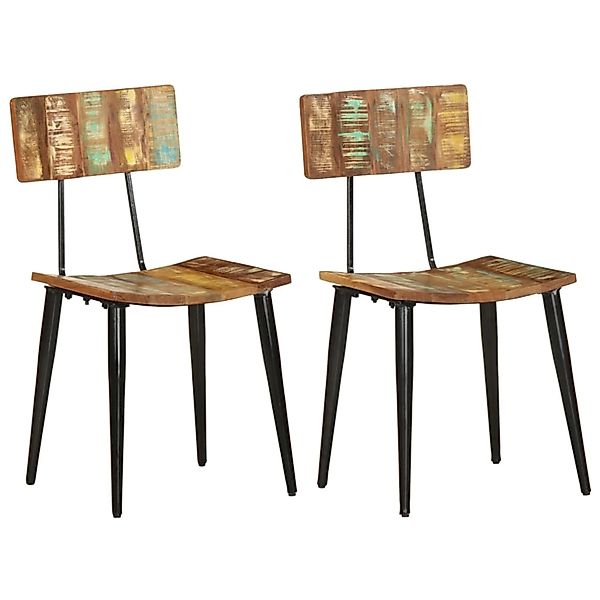vidaXL Esszimmerstühle 2 Stk Altholz Massiv 287901 günstig online kaufen