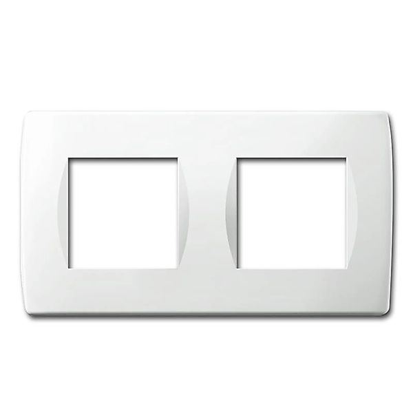 TEM MODUL PLUS 2-Fach UP Rahmen Weiß Glanz Soft günstig online kaufen