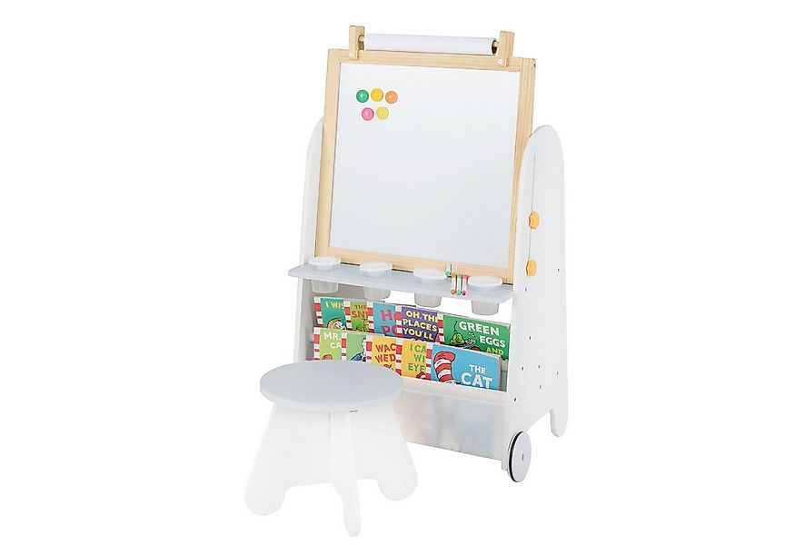 COSTWAY Standtafel, 4 in 1 Kinder Staffelei mit mit Magnettafel günstig online kaufen