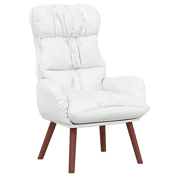 vidaXL Sessel Relaxsessel Weiß Kunstleder (1-St) günstig online kaufen