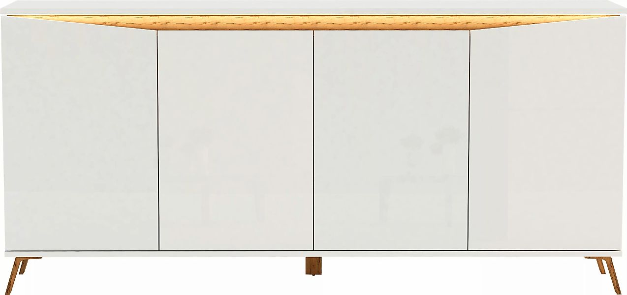 INOSIGN Sideboard "ALADINO", Breite 184 cm, komplett Hochglanz, ohne Beleuc günstig online kaufen