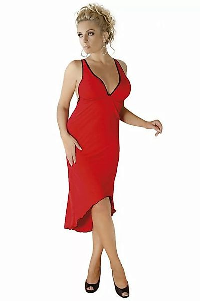 Andalea Partykleid Andalea - rotes langes Kleid M/1073 - (38/40,42/44,46/48 günstig online kaufen