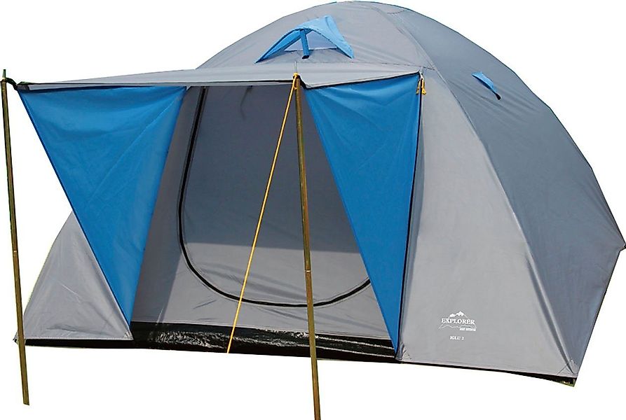 EXPLORER Kuppelzelt Iglu Zelt 3-4 Personen günstig online kaufen