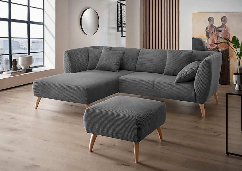 INOSIGN Ecksofa "Colori Polstermöbel mit zeitlos eleganter Rückenführung. L günstig online kaufen