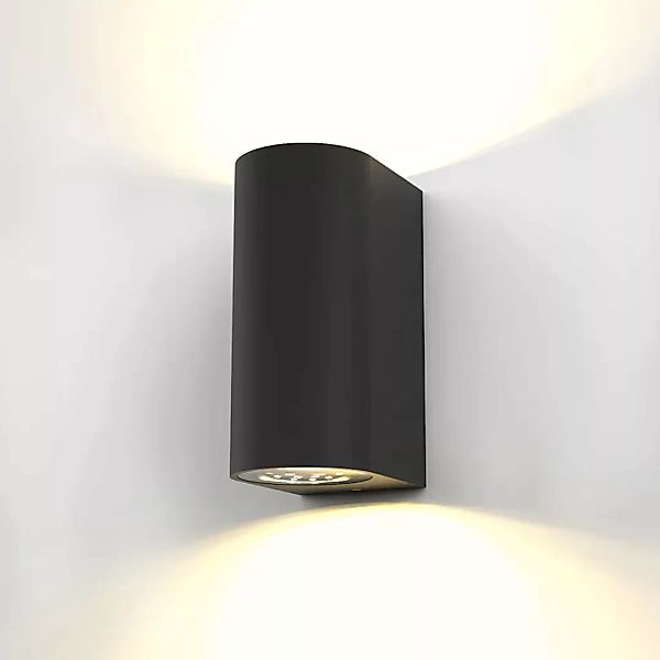 B.K.Licht LED Außen-Wandleuchte "Volans", 2 flammig, Leuchtmittel GU10  Leu günstig online kaufen