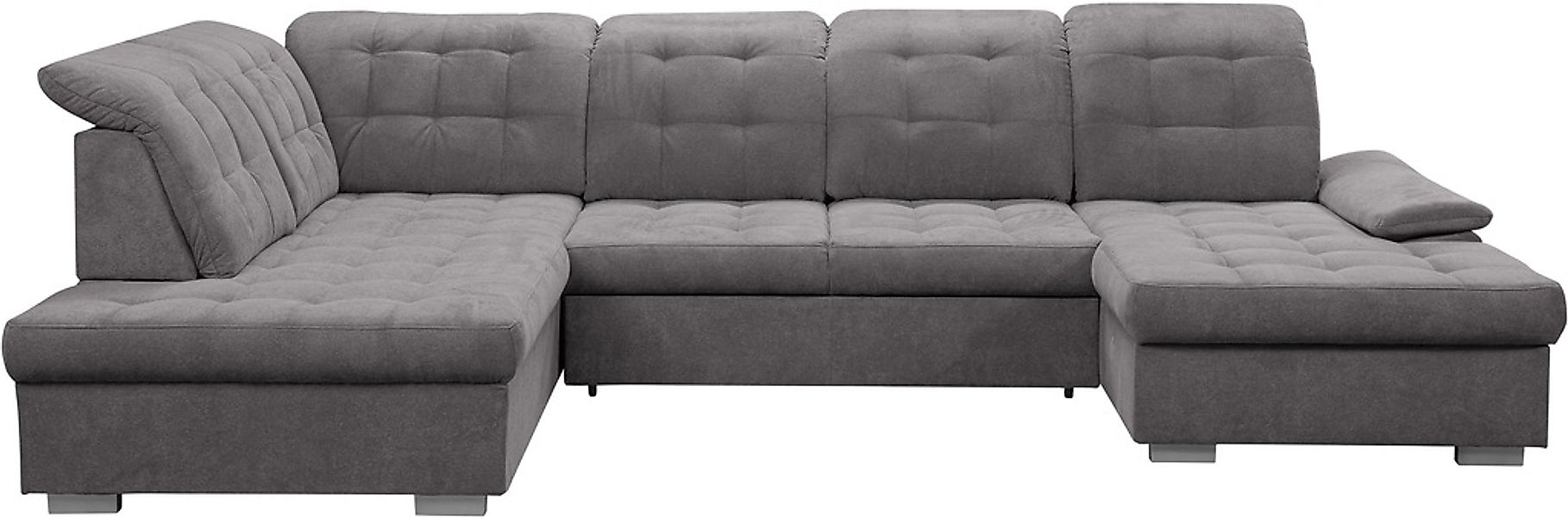WERK2 Wohnlandschaft »Kordula-New U-Form«, Sofa in U-Form mit Schlaffunktio günstig online kaufen