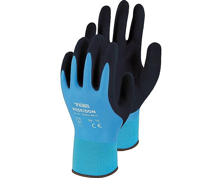 Triuso Arbeitshandschuhe Nylon-Handschuh Poseidon mit Latex-Beschichtung Gr günstig online kaufen